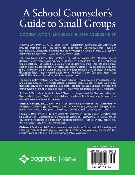 Produktbild: A School Counselor's Guide to Small Groups