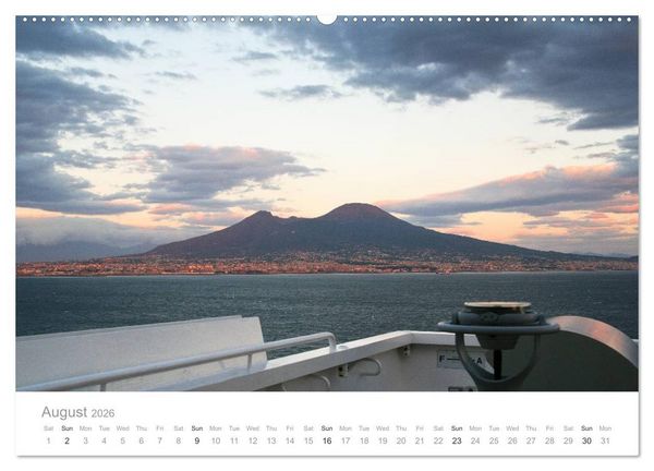 Produktbild: Fascination of Shipping On board around the world (High Quality Premium Wall Calendar 2026 DIN A2 landscape),CALVENDO 12 Month Wall Calendar