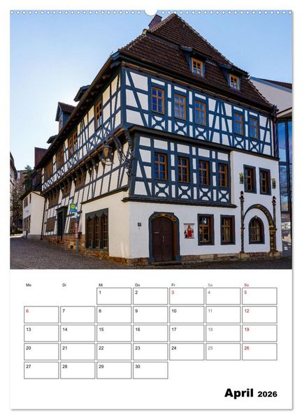 Produktbild: Historisches Eisenach (Wandkalender 2026 DIN A2 hoch), CALVENDO Monatskalender