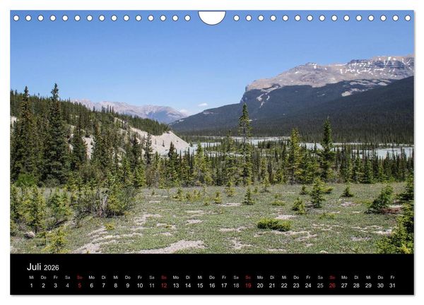 Produktbild: Kanadas Westen 2026 (Wandkalender 2026 DIN A4 quer), CALVENDO Monatskalender