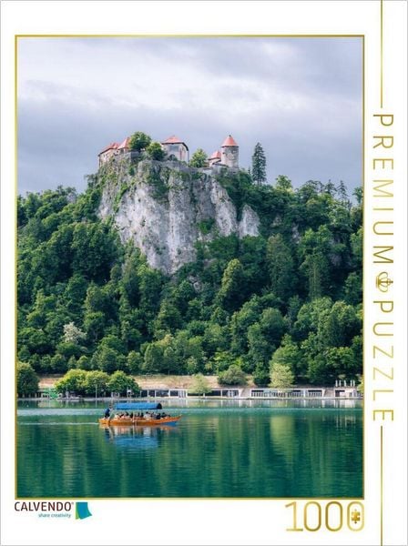 Produktbild: CALVENDO Puzzle Burg Bled | 1000 Teile Lege-Gr&ouml;&szlig;e 64x48cm Foto-Puzzle f&uuml;r gl&uuml;ckliche Stunden