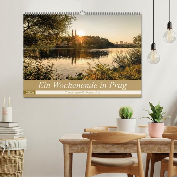 Produktbild: Ein Wochenende in Prag (Wandkalender 2026 DIN A2 quer), CALVENDO Monatskalender