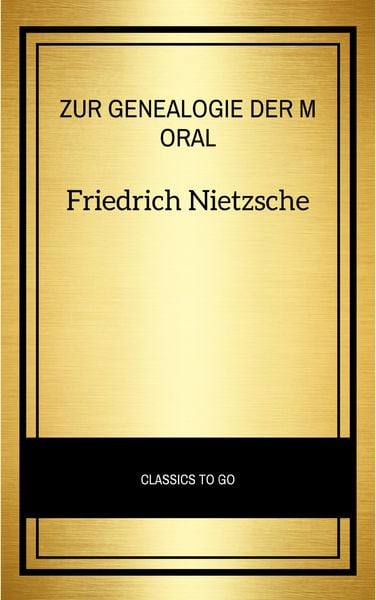 Produktbild: Zur Genealogie der Moral
