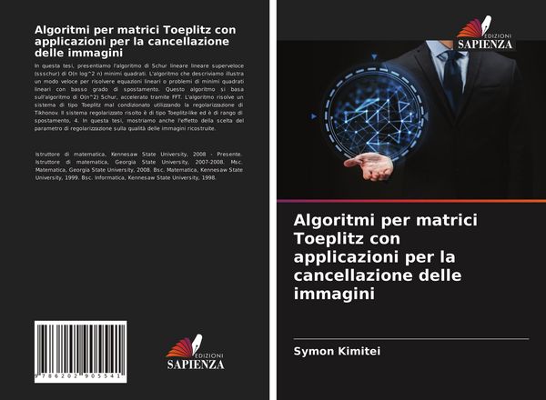 Produktbild: Algoritmi per matrici Toeplitz con applicazioni per la cancellazione delle immagini