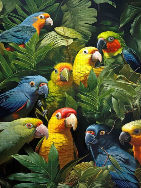 Produktbild: CALVENDO Puzzle Humor im Dschungel | 1000 Teile Lege-Gr&ouml;&szlig;e 64x48cm Foto-Puzzle f&uuml;r gl&uuml;ckliche Stunden