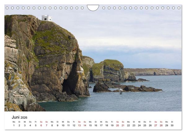 Produktbild: Wales Land der Sehensw&uuml;rdigkeiten, Landschaften und Natur (Wandkalender 2026 DIN A4 quer), CALVENDO Monatskalender