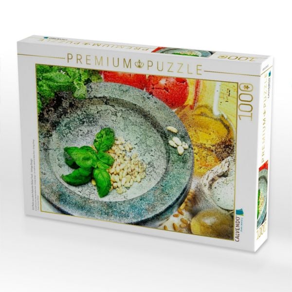 Produktbild: CALVENDO Puzzle Ein Motiv aus dem Kalender Italian Food - Vintage Design | 1000 Teile Lege-Gr&ouml;&szlig;e 64x48cm Foto-Puzzle f&uuml;r gl&uuml;ckliche Stunden
