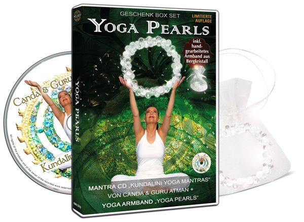 Produktbild: Yoga Pearls Geschenk Box mit Mantra CD &bdquo;Kundalini Yoga Mantras&ldquo; + Yoga Armband &bdquo;Yoga Pearls&ldquo;