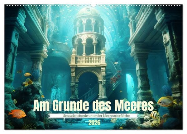 Produktbild: Am Grunde des Meeres (Wandkalender 2026 DIN A2 quer), CALVENDO Monatskalender