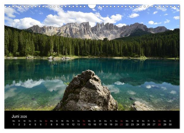 Produktbild: Seen im Gebirge (Wandkalender 2026 DIN A3 quer), CALVENDO Monatskalender