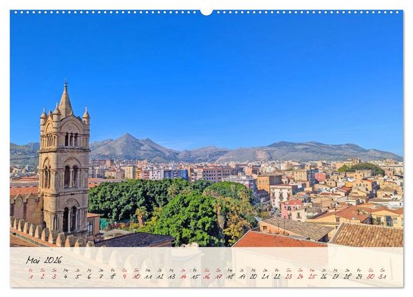 Produktbild: Siziliens Zauber &ndash; Von Palermo bis Taormina (Wandkalender 2026 DIN A2 quer), CALVENDO Monatskalender