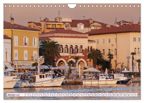 Produktbild: Istria &ndash; Coastal Wonders, Historic Cities, and Island Dreams (Wall Calendar 2027 DIN A4 landscape), CALVENDO 12 Month Wall Calendar
