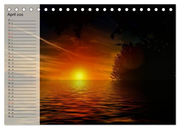 Produktbild: Traumstr&auml;nde (Tischkalender 2026 DIN A5 quer), CALVENDO Monatskalender