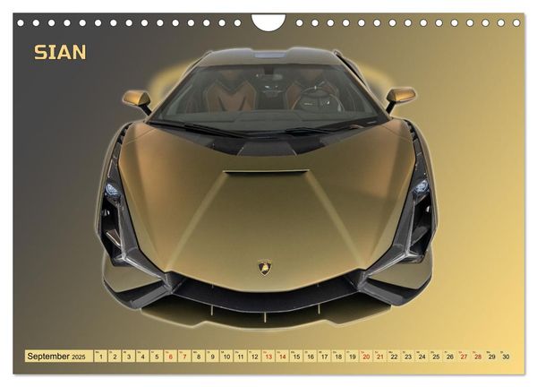 Produktbild: Ikonen der Automobilkunst (Wandkalender 2025 DIN A4 quer), CALVENDO Monatskalender