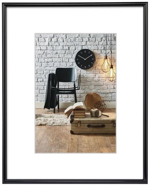 Produktbild: Hama 00061626 Bilder Wechselrahmen Papierformat: DIN A4 (B x H x T) 220 x 305 x 15mm Schwarz