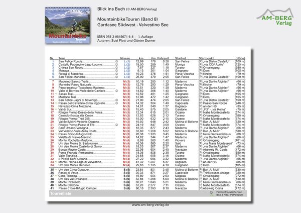 Produktbild: Mountainbike Touren Gardasee S&uuml;dwest - Valvestino See