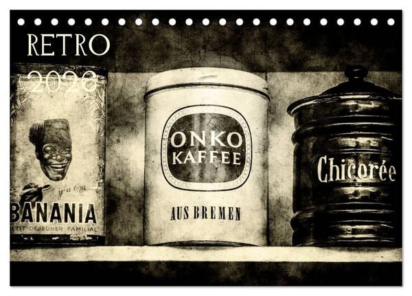 Retro (Tischkalender 2026 DIN A5 quer), CALVENDO Monatskalender