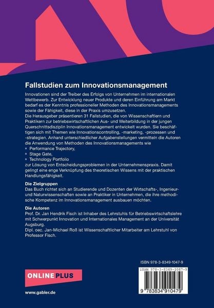 Produktbild: Fallstudien zum Innovationsmanagement