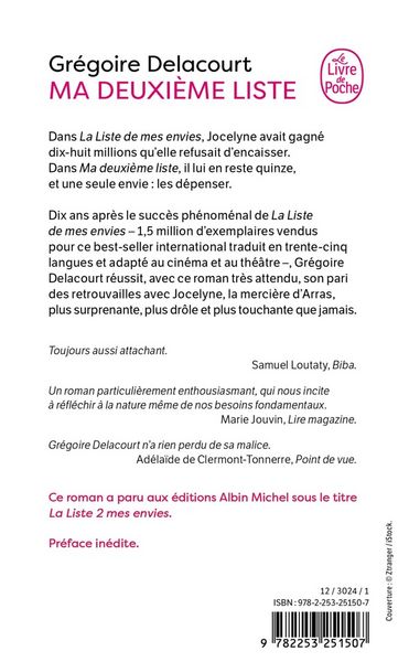 Produktbild: Ma deuxi&egrave;me liste
