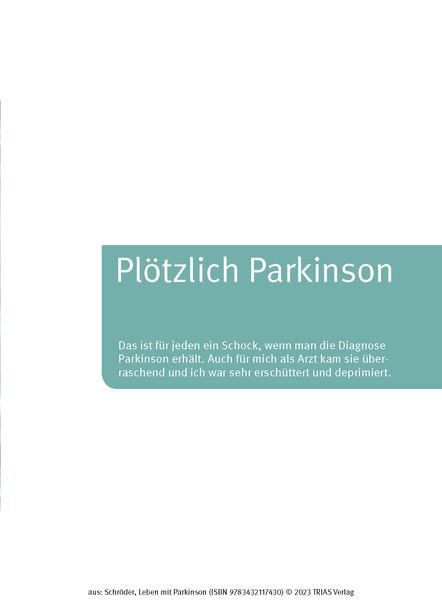 Produktbild: Leben mit Parkinson