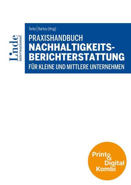 Produktbild: Praxishandbuch Nachhaltigkeitsberichterstattung f&uuml;r kleine und mittlere Unternehmen (Kombi Print&digital)