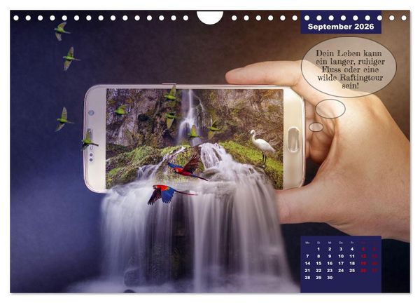 Produktbild: Handy-Kunst by VogtArt (Wandkalender 2026 DIN A4 quer), CALVENDO Monatskalender