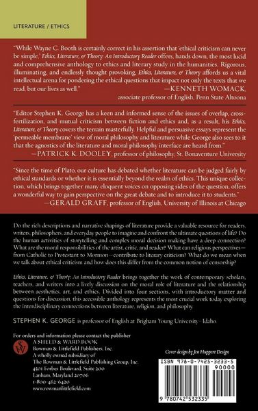 Produktbild: Ethics, Literature, and Theory