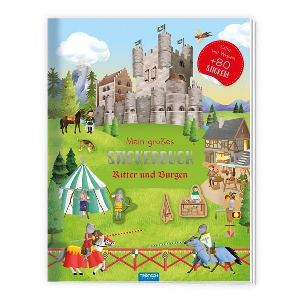 Produktbild: TR&Ouml;TSCH - Stickerbuch Mein gro&szlig;es Stickerbuch Ritter und Burgen