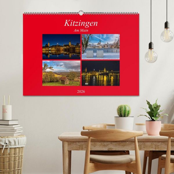 Produktbild: Kitzingen am Main (Wandkalender 2026 DIN A2 quer), CALVENDO Monatskalender