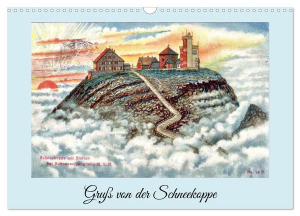 Produktbild: Gru&szlig; von der Schneekoppe (Wandkalender 2026 DIN A3 quer), CALVENDO Monatskalender