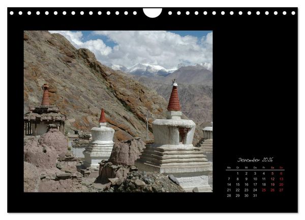 Produktbild: Ladakh, Berge und Spruchweisheiten (Wandkalender 2026 DIN A4 quer), CALVENDO Monatskalender