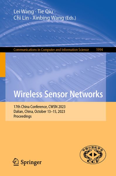 Produktbild: Wireless Sensor Networks