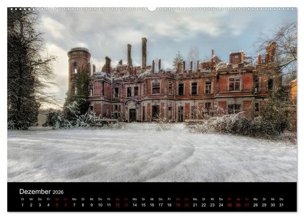 Produktbild: Auch von au&szlig;en haben Lost Places ihren Charme (hochwertiger Premium Wandkalender 2026 DIN A2 quer), Kunstdruck in Hochglanz