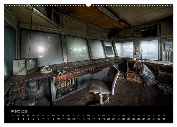 Produktbild: Geheimnisvolle Orte - Lost Places (Wandkalender 2026 DIN A2 quer), CALVENDO Monatskalender