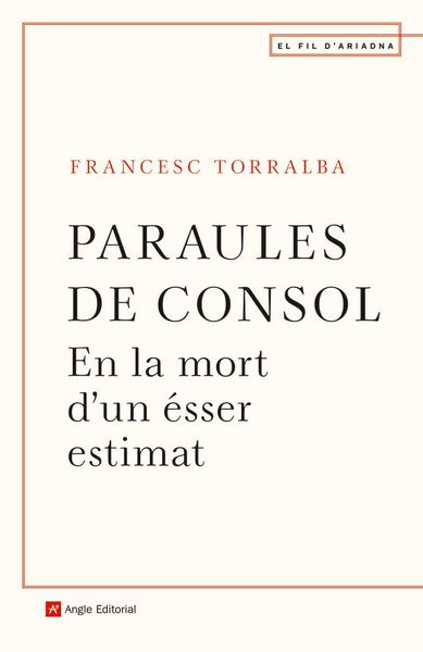 Produktbild: Paraules de consol : En la mort d'un &eacute;sser estimat