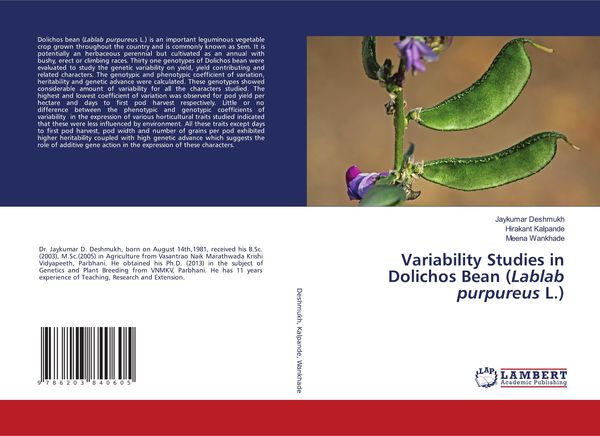 Produktbild: Variability Studies in Dolichos Bean (Lablab purpureus L.)