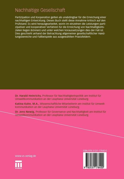 Produktbild: Nachhaltige Gesellschaft