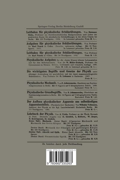 Produktbild: Handbuch f&uuml;r Physikalische Sch&uuml;ler&uuml;bungen