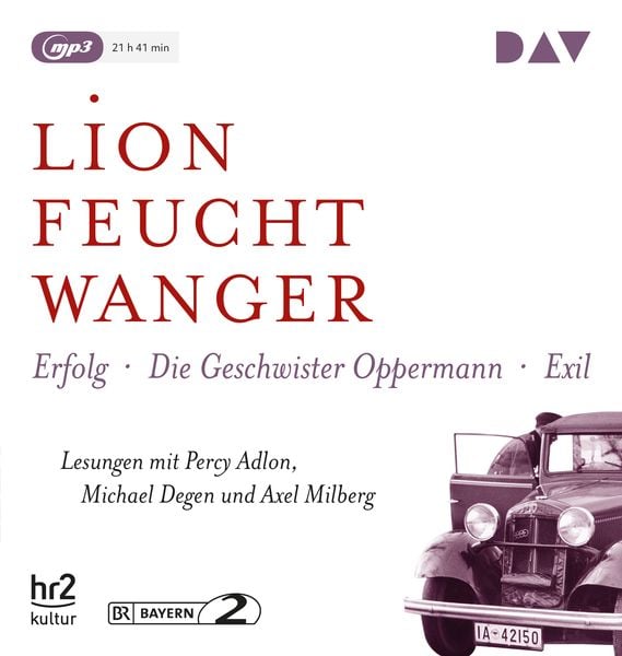 Produktbild: Die &raquo;Wartesaal&laquo;-Trilogie. Erfolg &ndash; Die Geschwister Oppermann &ndash; Exil