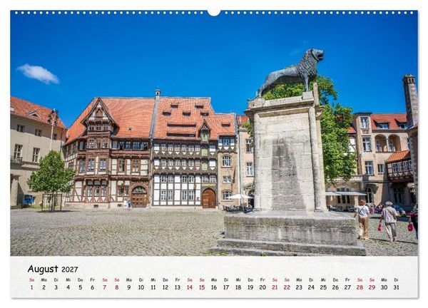 Produktbild: Braunschweig - Stadt des L&ouml;wen (hochwertiger Premium Wandkalender 2027 DIN A2 quer), Kunstdruck in Hochglanz