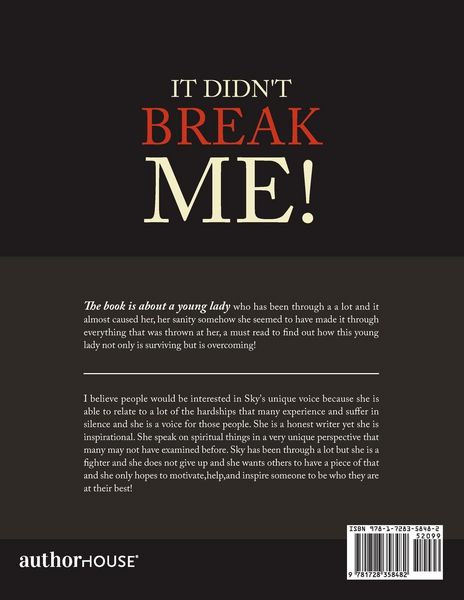 Produktbild: It Didn't Break Me!