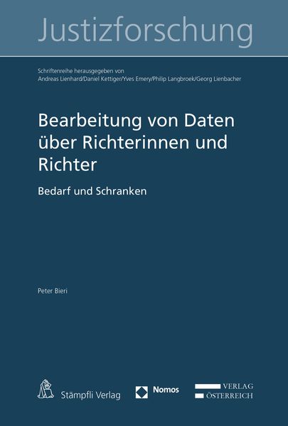 Produktbild: Bearbeitung von Daten &uuml;ber Richterinnen und Richter