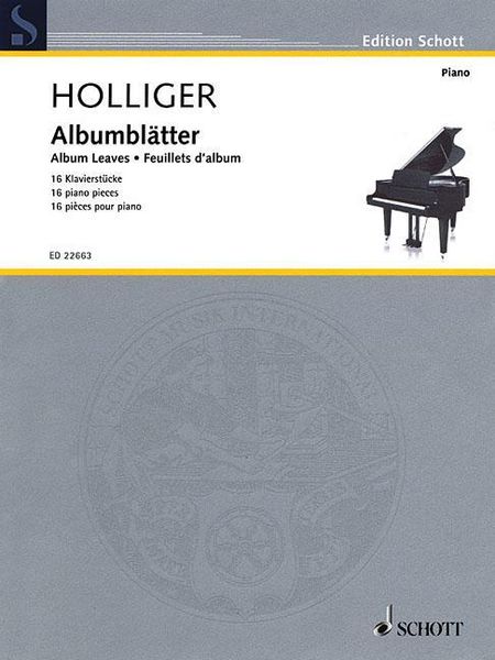 Produktbild: Album Leaves 16 Piano Pieces Piano Solo