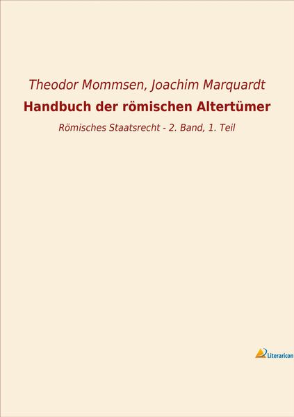 Produktbild: Handbuch der r&ouml;mischen Altert&uuml;mer