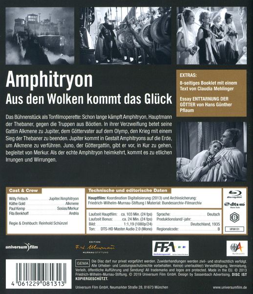 Produktbild: Amphytryon - Aus den Wolken kommt das Gl&uuml;ck - Deluxe Edition