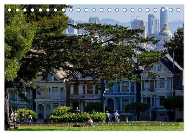Produktbild: San Francisco Perspektiven (Tischkalender 2026 DIN A5 quer), CALVENDO Monatskalender