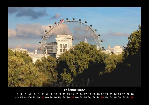 Produktbild: London 2027 Fotokalender DIN A3