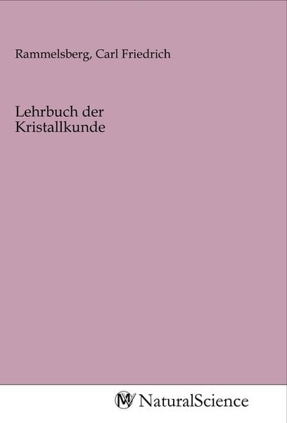 Produktbild: Lehrbuch der Kristallkunde