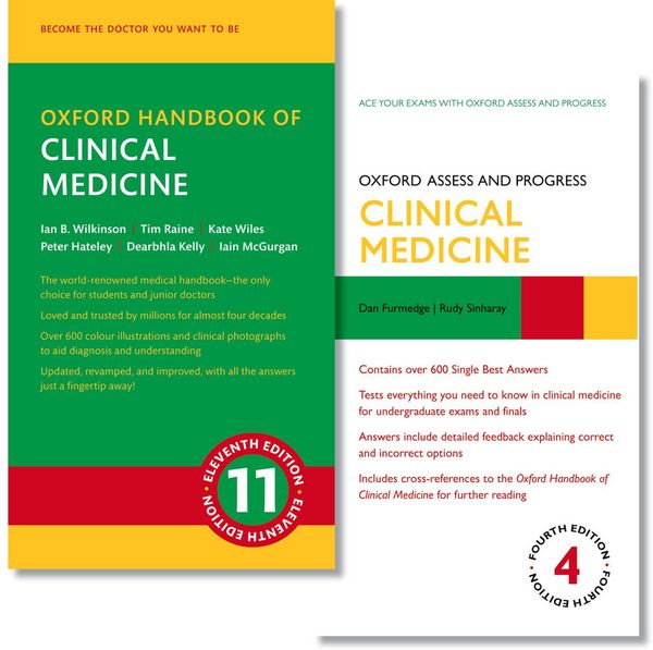 Produktbild: Oxford Handbook of Clinical Medicine and Oxford Assess and Progress: Clinical Medicine Pack