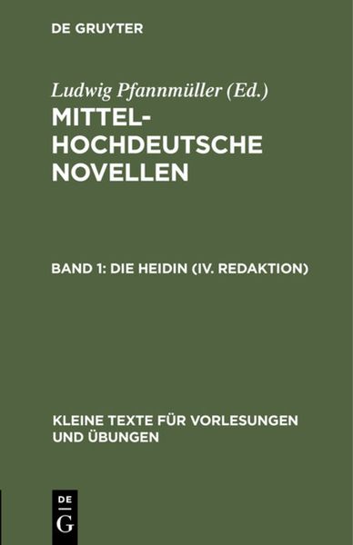 Produktbild: Die Heidin (IV. Redaktion)